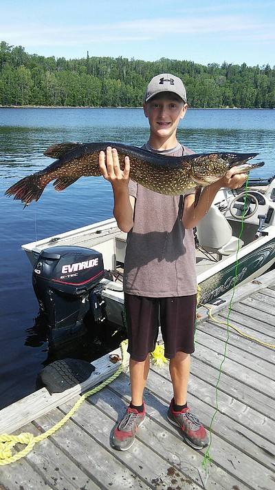 Northern Pike Fising at Whitefish Lake