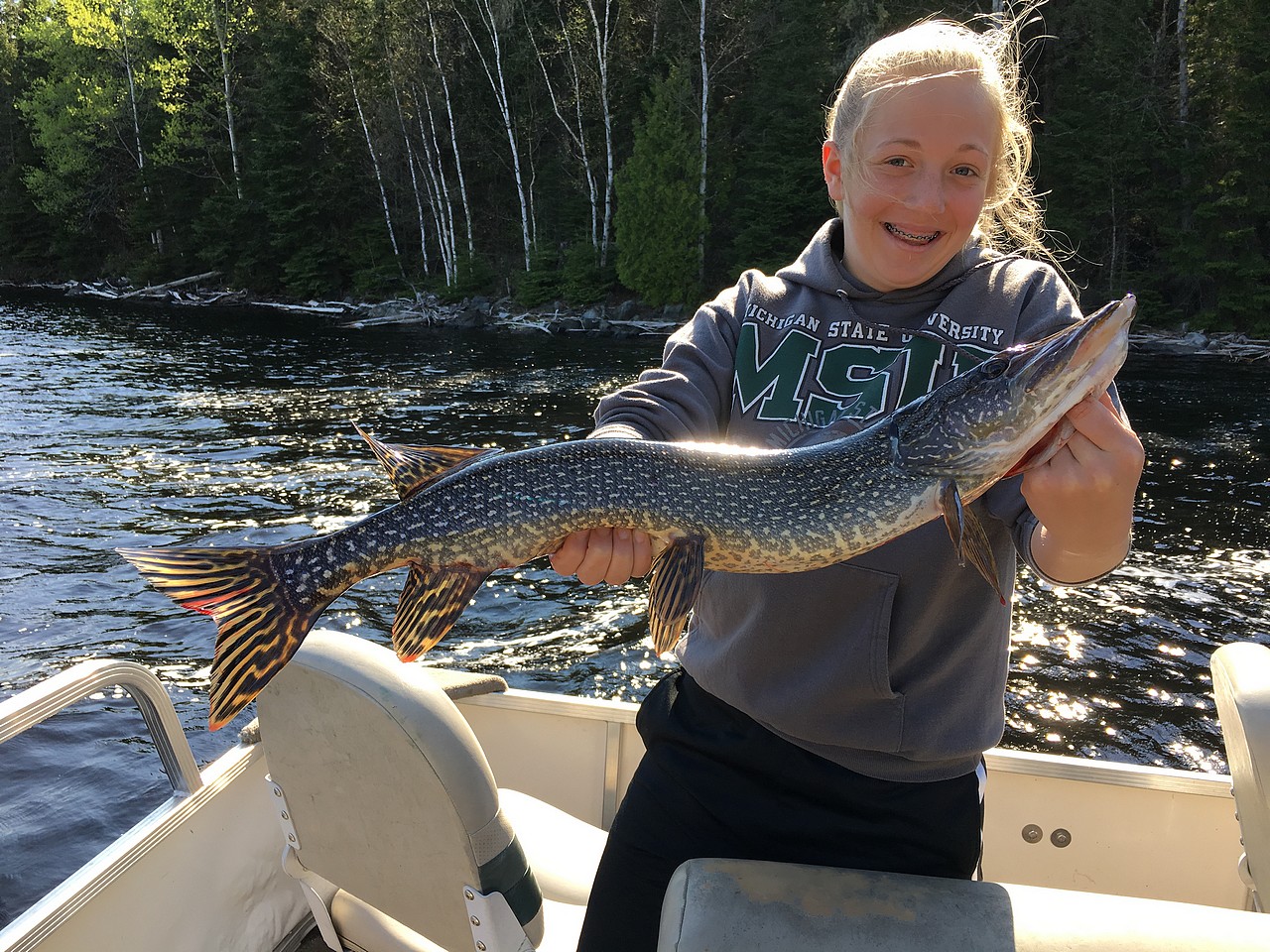 Northern Pike Fising at Whitefish Lake